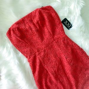 Fitted Strapless Dress